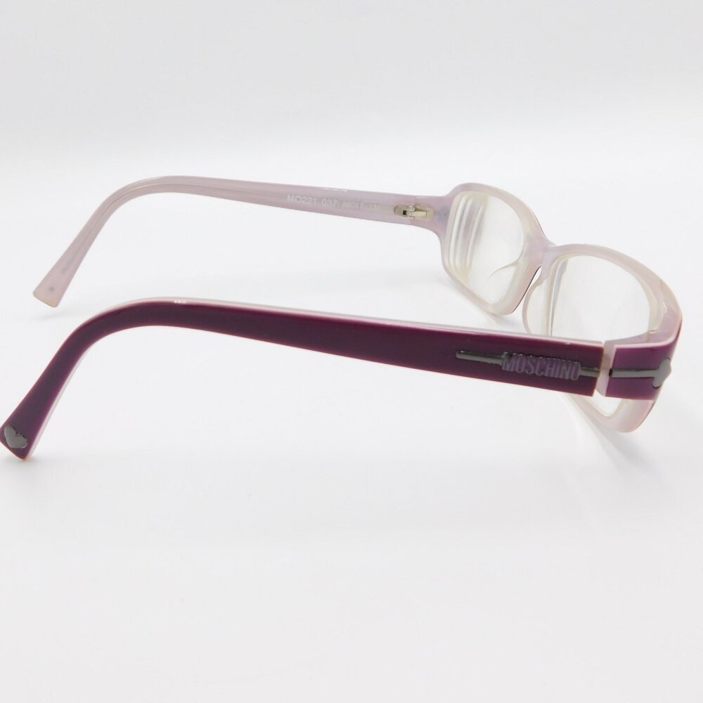 Moschino Rectangle Frames | Purple & Pink | Rx Ey… - image 8